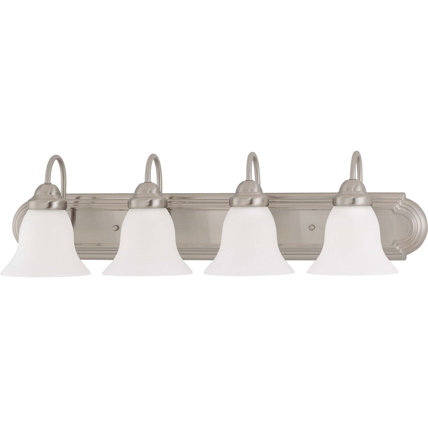 Nuvo Lighting - 60-3281 - Four Light Vanity - Ballerina - Brushed Nickel