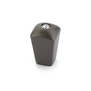 Schaub and Company - 299-MBZ - Skyevale 1/2" Designer Luxury Mini Cabinet Knob / Drawer Knob with Crystal Accent - Made in Italy in Milano Bronze