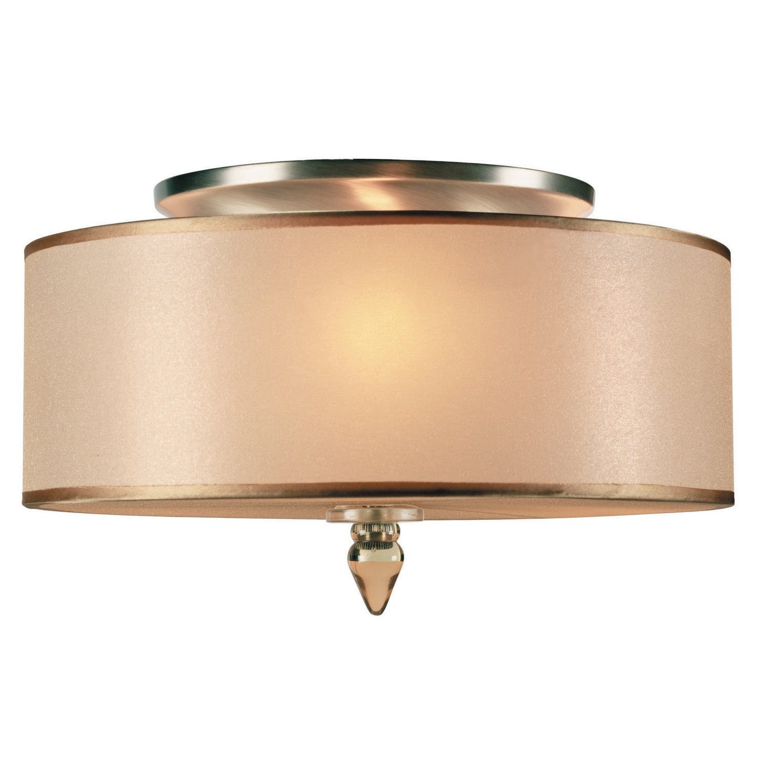 Crystorama - 9503-AB - Three Light Flush Mount - Luxo - Antique Brass