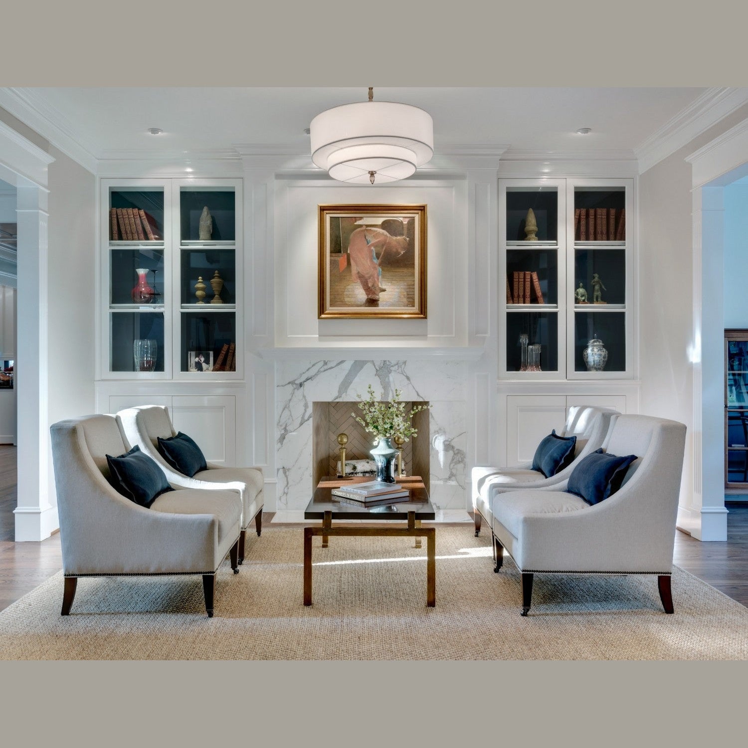 Crystorama - 9507-SN - Five Light Chandelier - Luxo - Satin Nickel