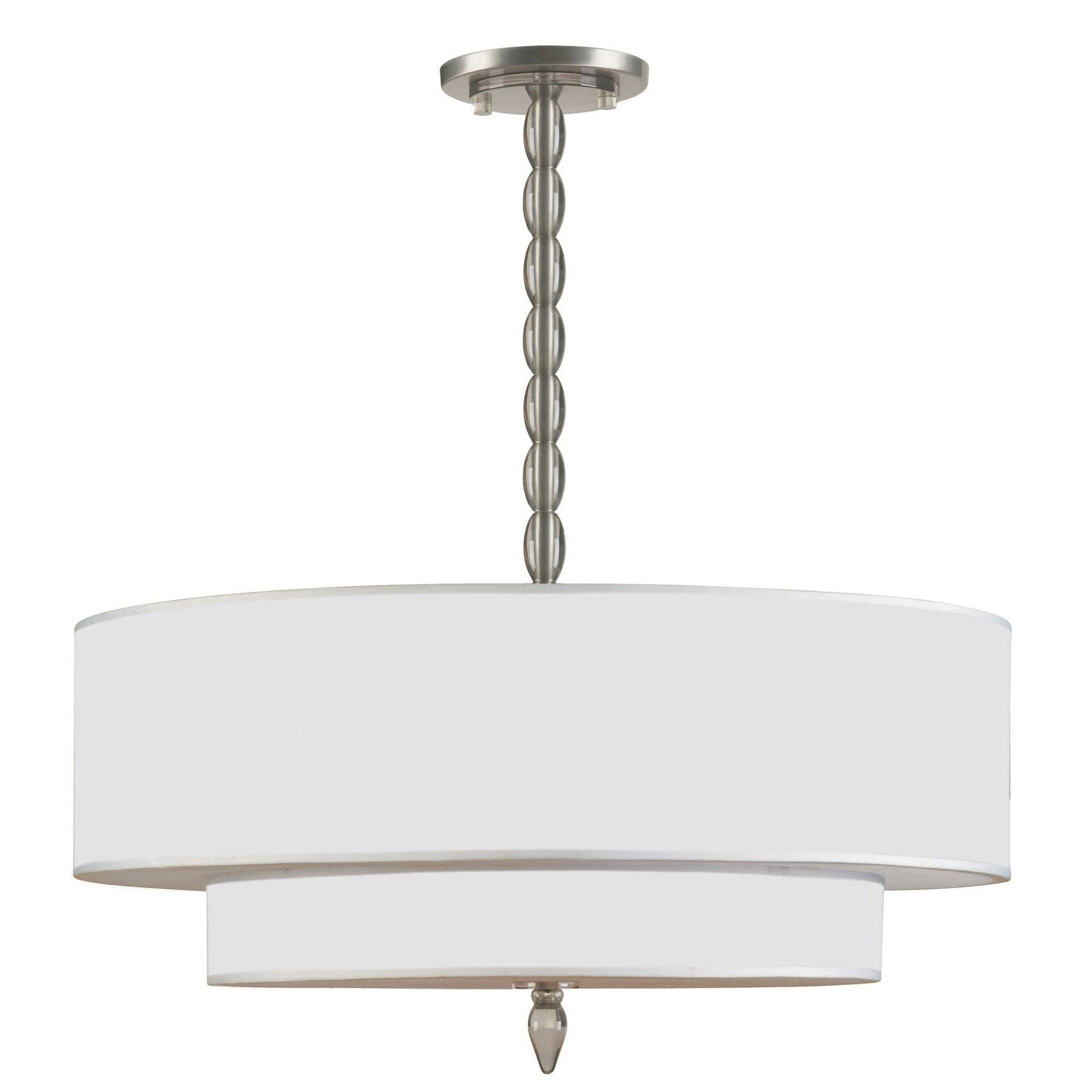 Crystorama - 9507-SN - Five Light Chandelier - Luxo - Satin Nickel