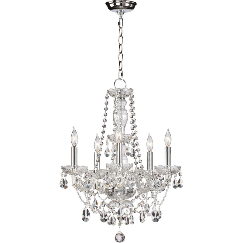 Quorum - 630-5-514 - Five Light Chandelier - Bohemian Katerina - Chrome