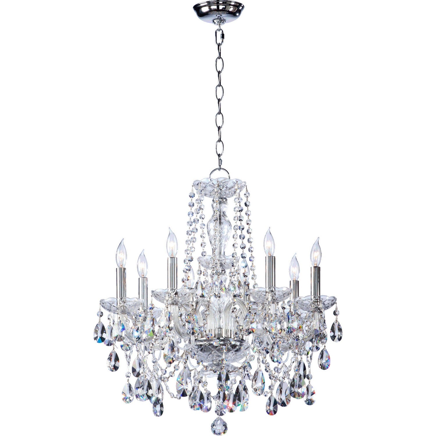 Quorum - 630-8-514 - Eight Light Chandelier - Bohemian Katerina - Chrome