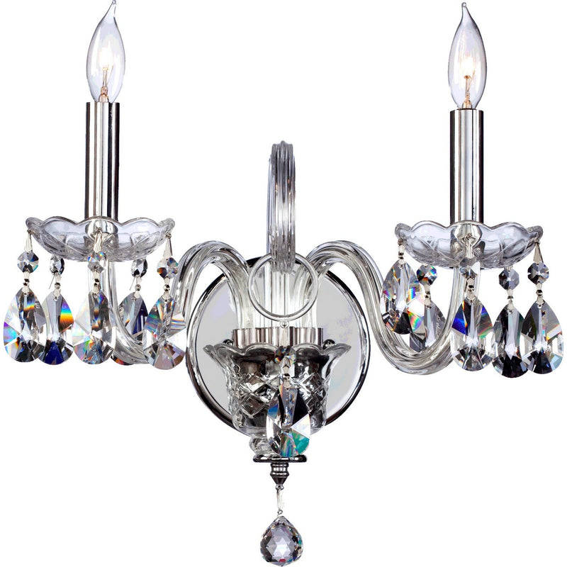 Quorum - 631-2-514 - Two Light Wall Bracket - Bohemian Katerina - Chrome