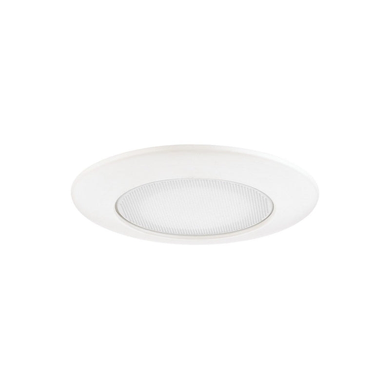 Generation Lighting - 11033AT-15 - 6"Flat Glass Shower Trim with Reflector - Recessed Trims - White