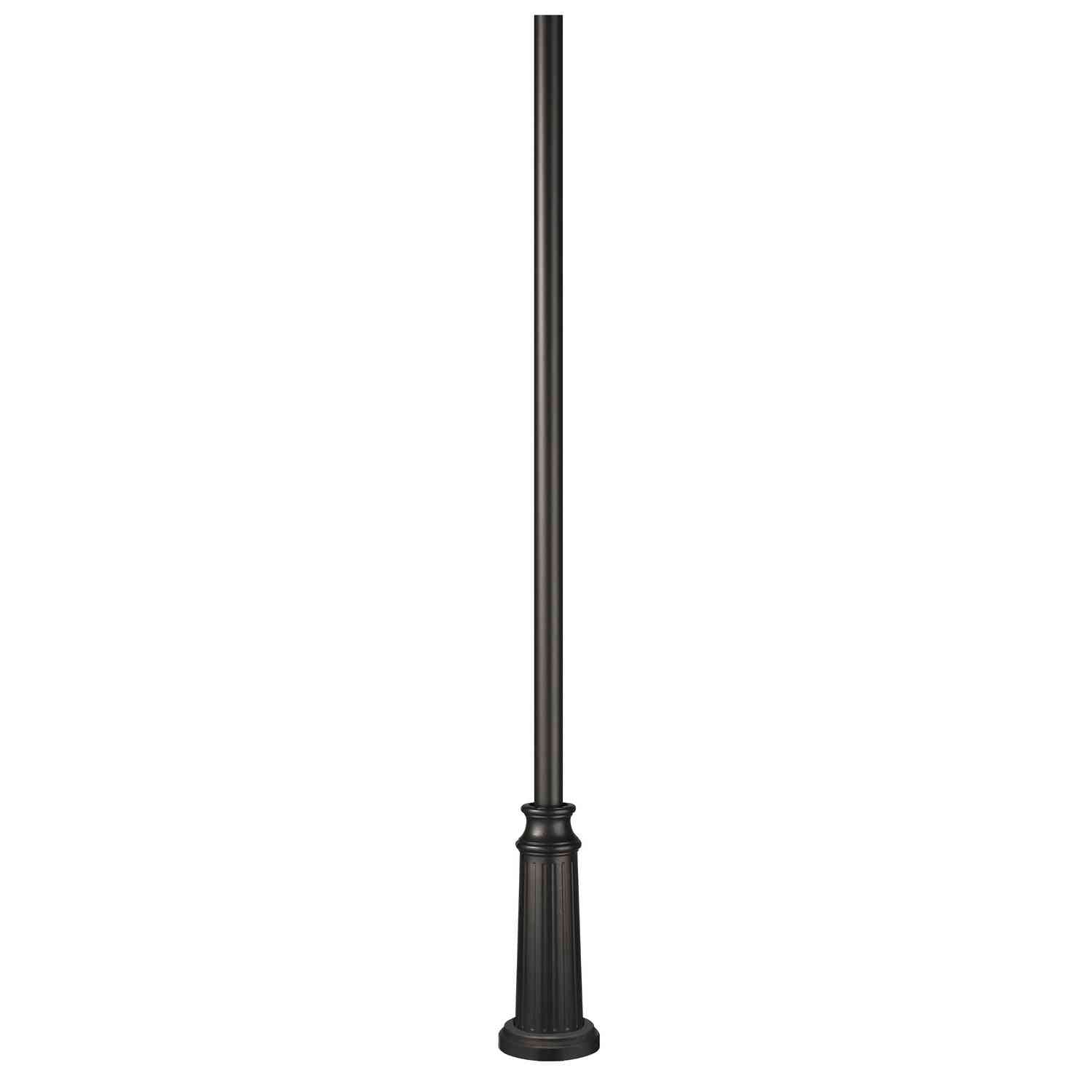 Hinkley - 6808BK - Post - 8ft Post with Decorative Base - Black