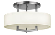Hinkley - 3201AN - LED Semi-Flush Mount - Hampton - Antique Nickel