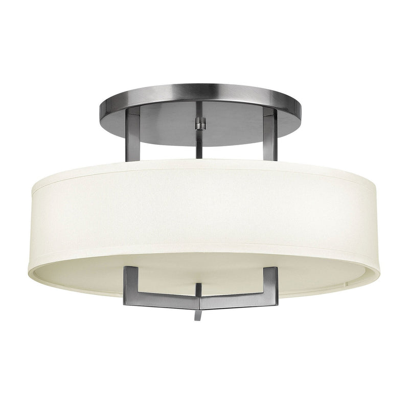 Hinkley - 3201AN - LED Semi-Flush Mount - Hampton - Antique Nickel