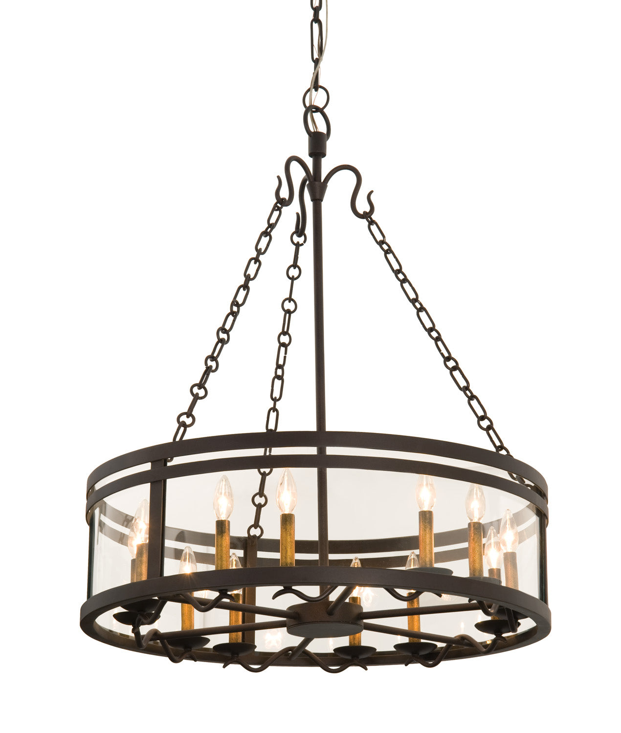 Kalco - 5797BZ - 12 Light Chandelier - Morris - Bronze