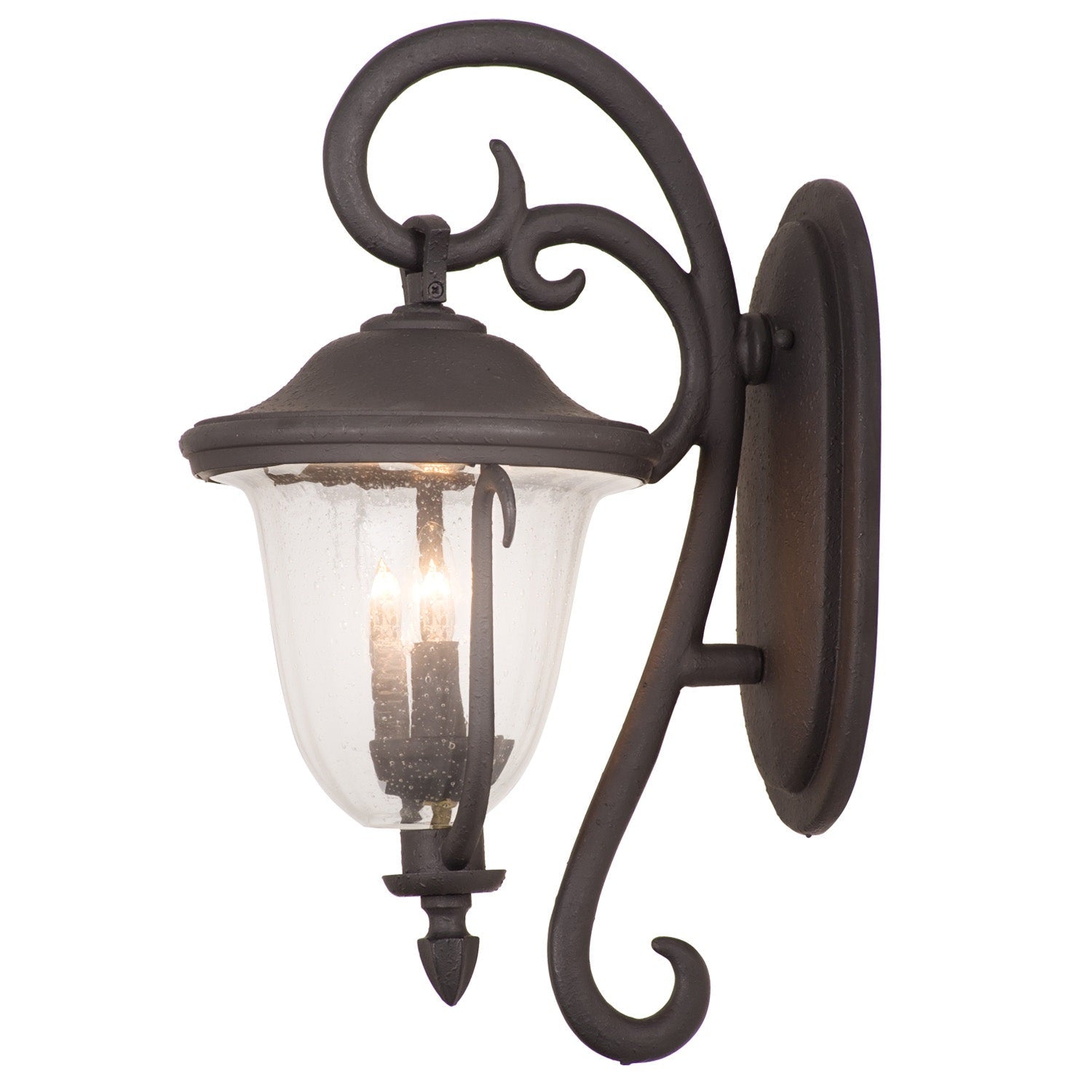 Kalco - 9003MB - Four Light Outdoor Wall Bracket - Santa Barbara Outdoor - Textured Matte Black