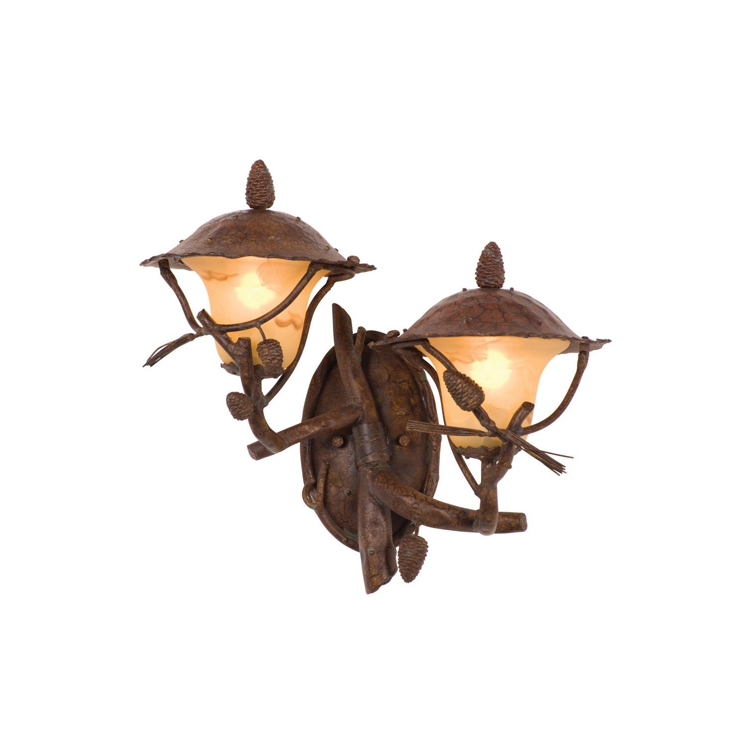 Kalco - 9162PD - Two Light Outdoor Wall Bracket - Ponderosa Outdoor - Ponderosa