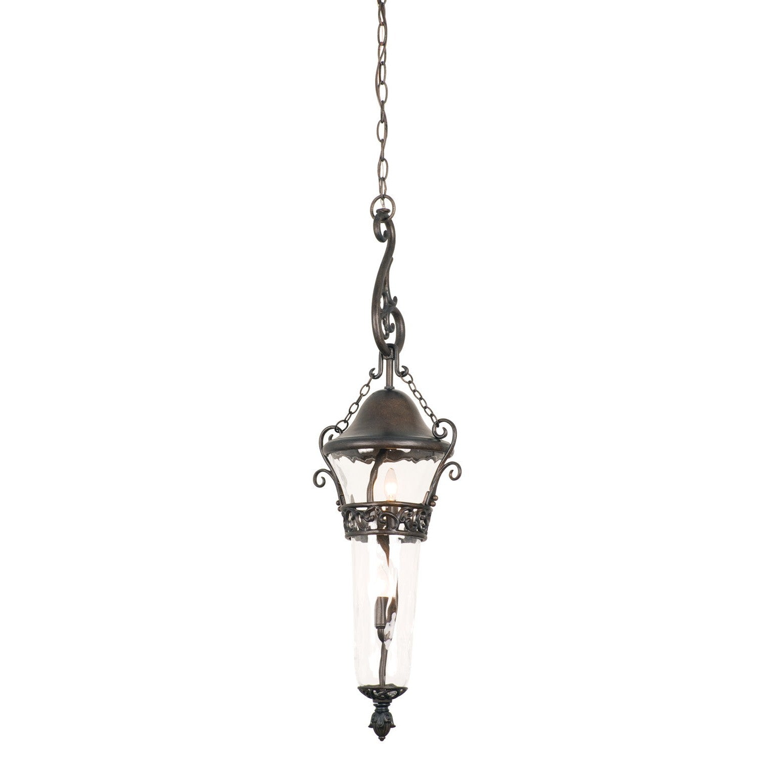 Kalco - 9417BB - Two Light Outdoor Hanging Lantern - Anastasia Outdoor - Burnished Bronze