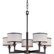 Maxim - 12055WTOI - Five Light Chandelier - Nexus - Oil Rubbed Bronze