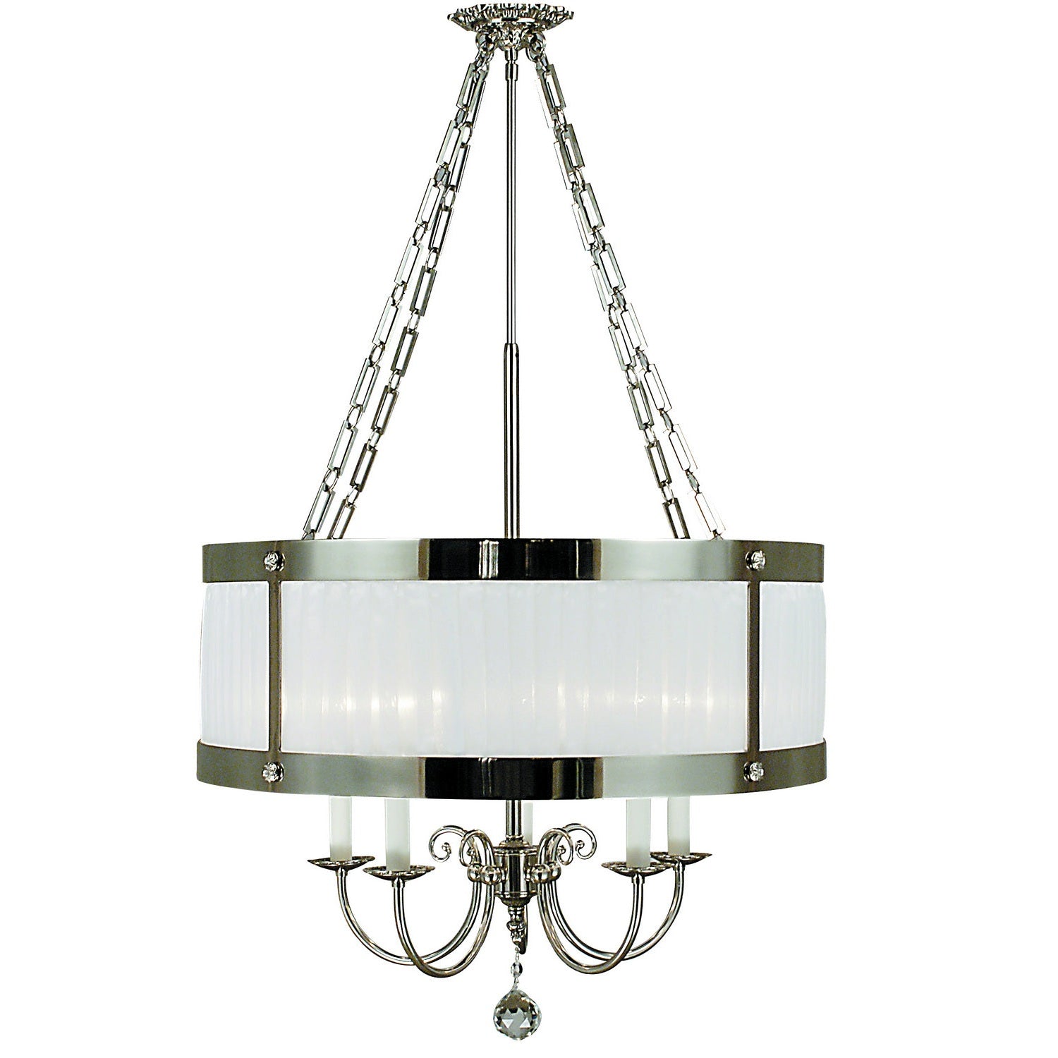 Framburg - 2175 PS - Five Light Chandelier - Astor - Polished Silver
