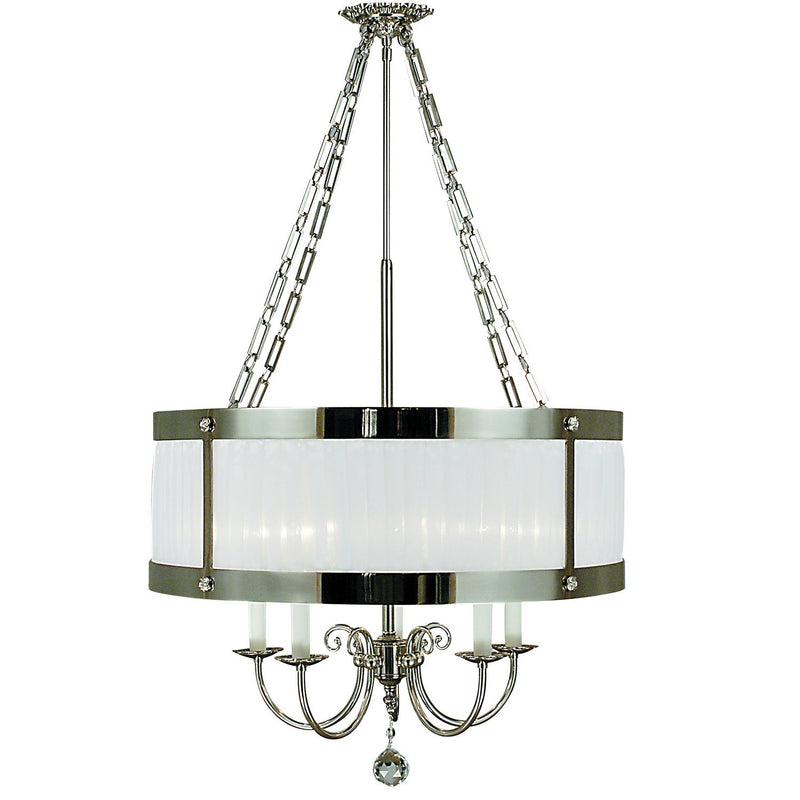 Framburg - 2175 PS - Five Light Chandelier - Astor - Polished Silver