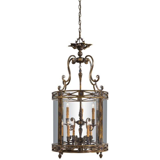 Metropolitan - N3906 - Nine Light Foyer Pendant - Metropolitan - Oxide Brass