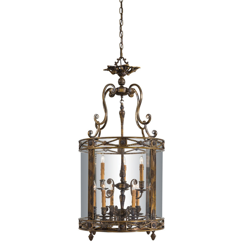 Metropolitan - N3906 - Nine Light Foyer Pendant - Metropolitan - Oxide Brass