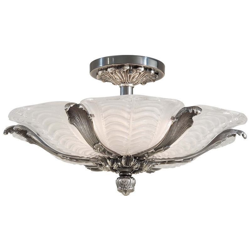 Metropolitan - N950495-54B - Six Light Semi Flush Mount - Metropolitan - Platinum