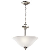 Kichler - 3694NI - Two Light Pendant/Semi Flush - Wynberg - Brushed Nickel