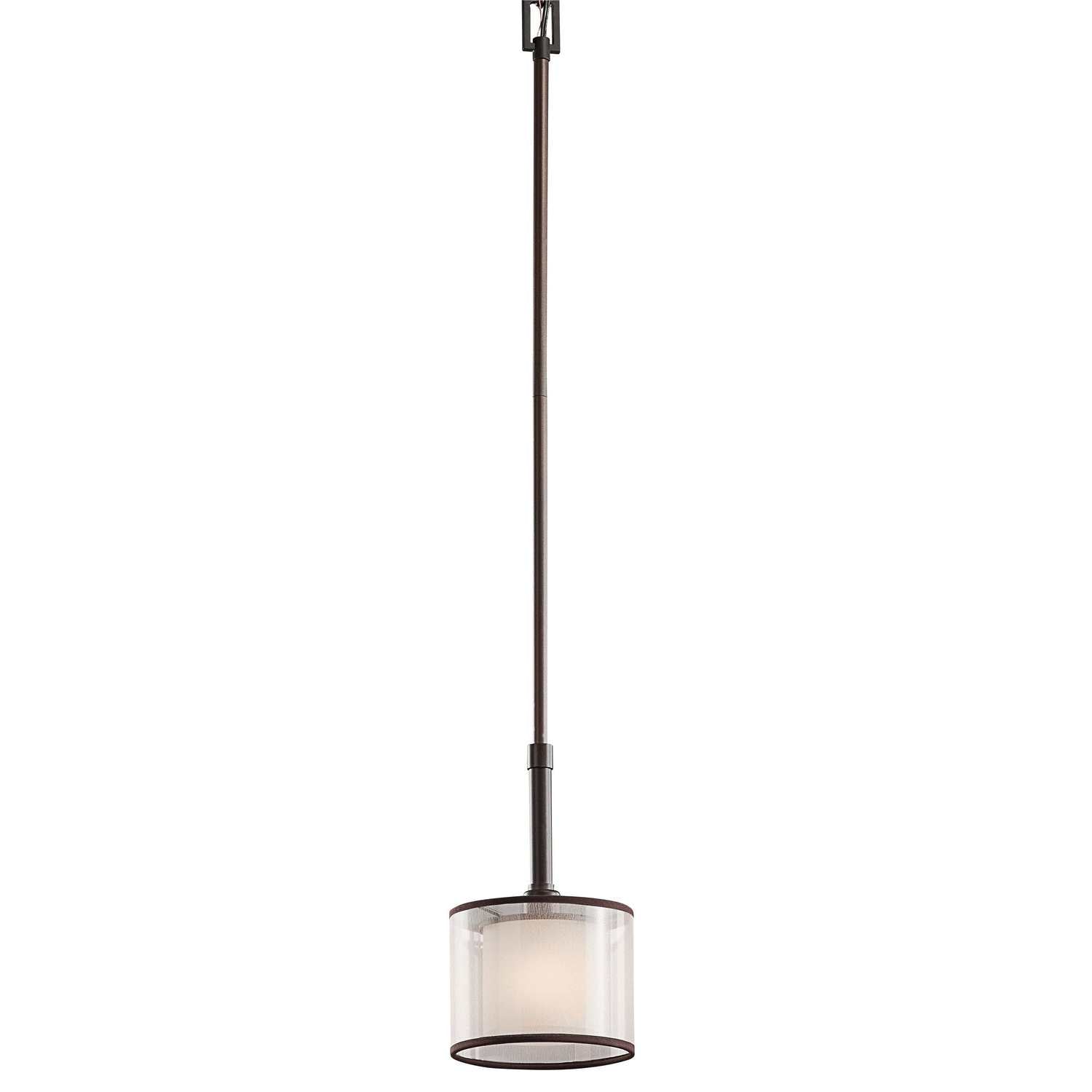Kichler - 42384MIZ - One Light Mini Pendant - Lacey - Mission Bronze