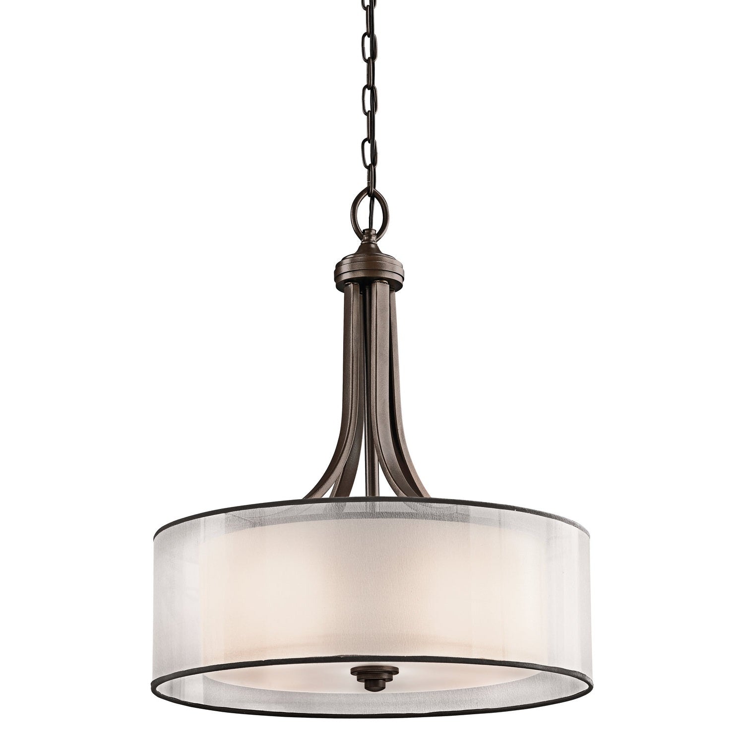 Kichler - 42385MIZ - Four Light Pendant - Lacey - Mission Bronze