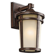 Kichler - 49071BST - One Light Outdoor Wall Mount - Atwood - Brown Stone