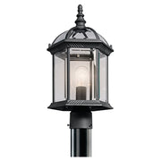 Kichler - 49187BK - One Light Outdoor Post Mount - Barrie - Black