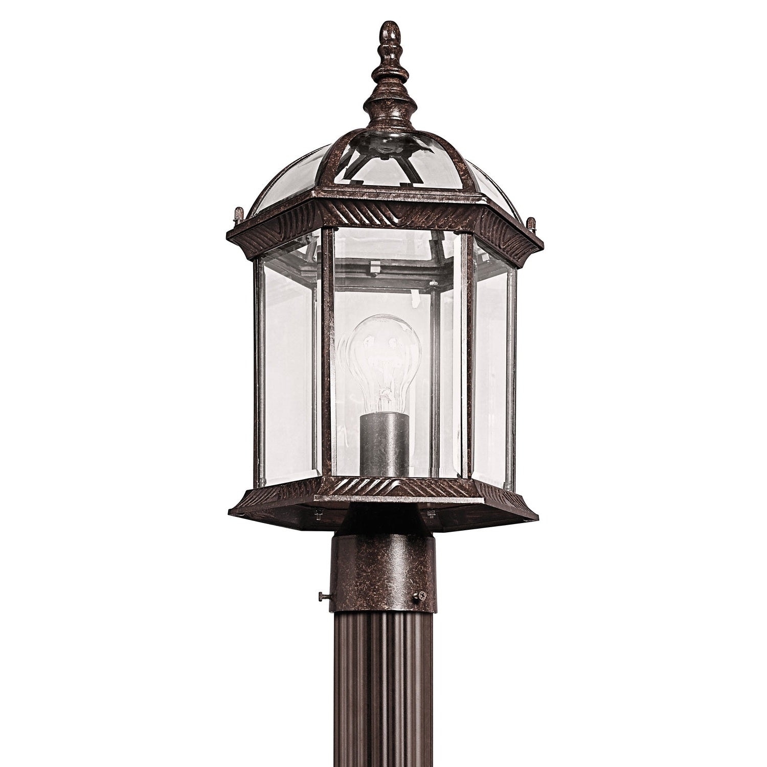 Kichler - 49187TZ - One Light Outdoor Post Mount - Barrie - Tannery Bronze
