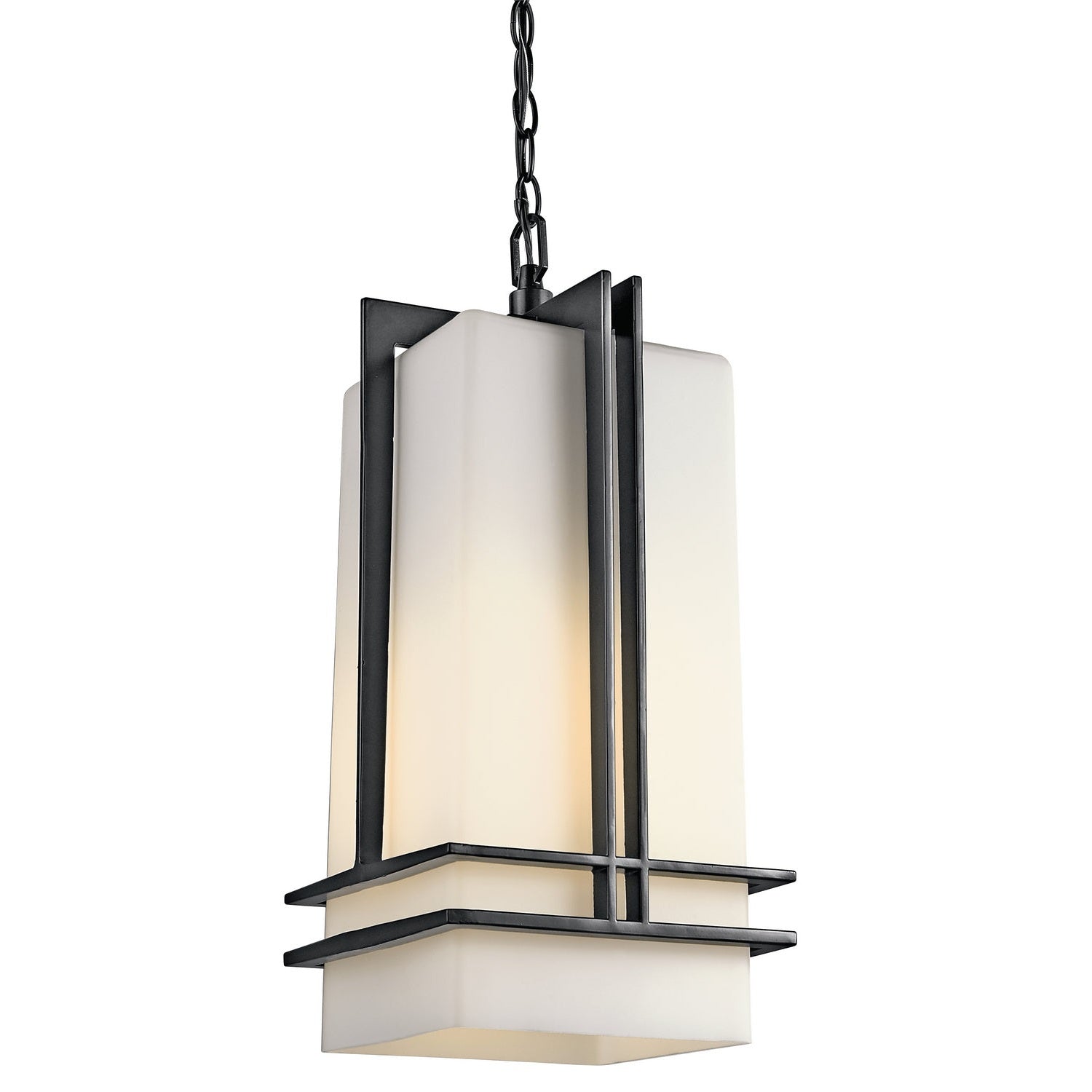 Kichler - 49205BK - One Light Outdoor Pendant - Tremillo - Black