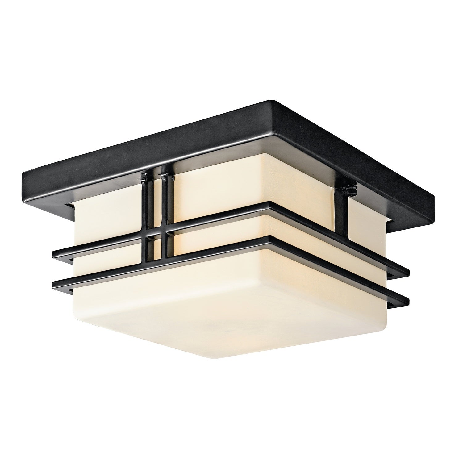 Kichler - 49206BK - Two Light Outdoor Ceiling Mount - Tremillo - Black