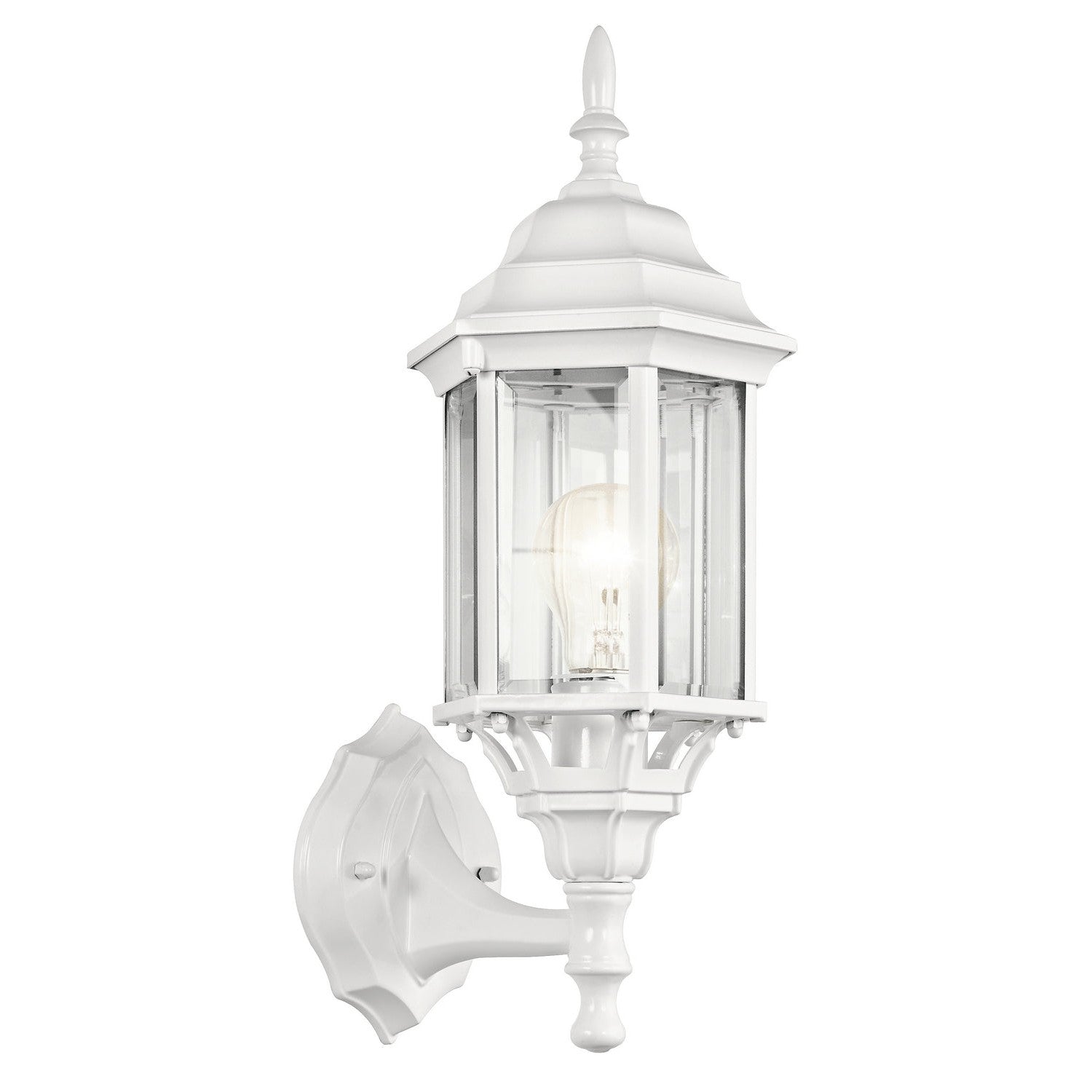 Kichler - 49255WH - One Light Outdoor Wall Mount - Chesapeake - White