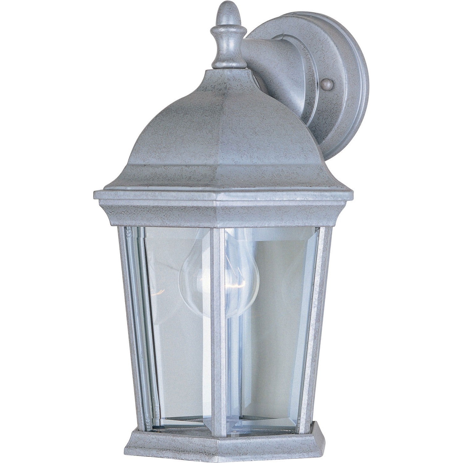 Maxim - 1024PE - One Light Outdoor Wall Lantern - Builder Cast - Pewter