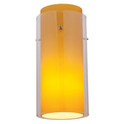 Access - 23133-BS/CLAM - Shade - Glass'n Glass - Brushed Steel