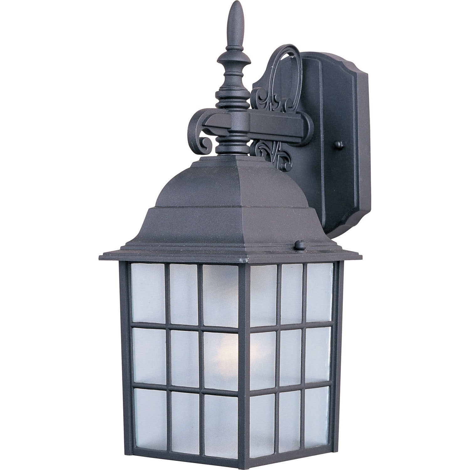 Maxim - 1051BK - One Light Outdoor Wall Lantern - North Church - Black