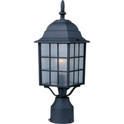 Maxim - 1052BK - One Light Outdoor Pole/Post Lantern - North Church - Black