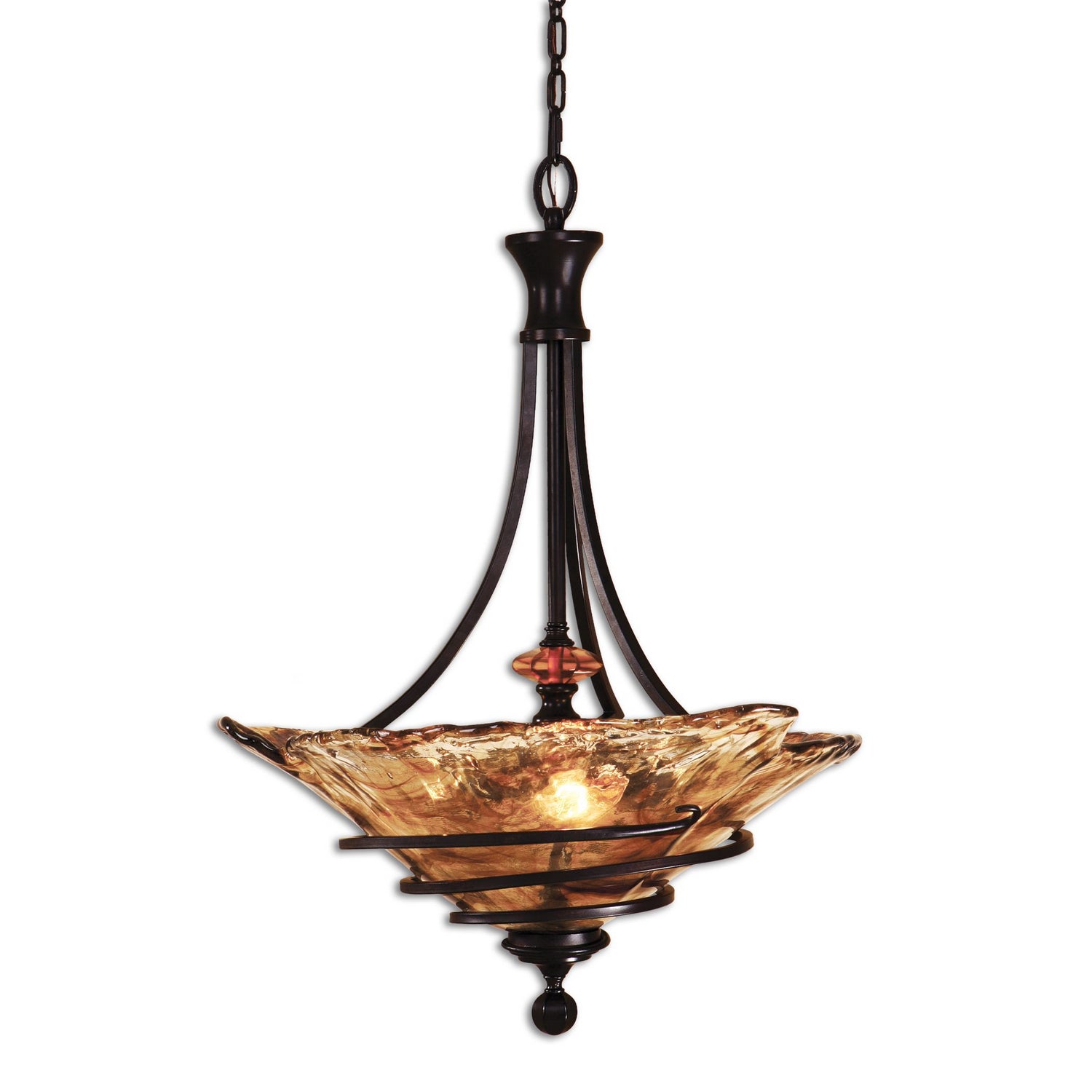 Uttermost - 21904 - Three Light Pendant - Vitalia - Oil Rubbed Bronze