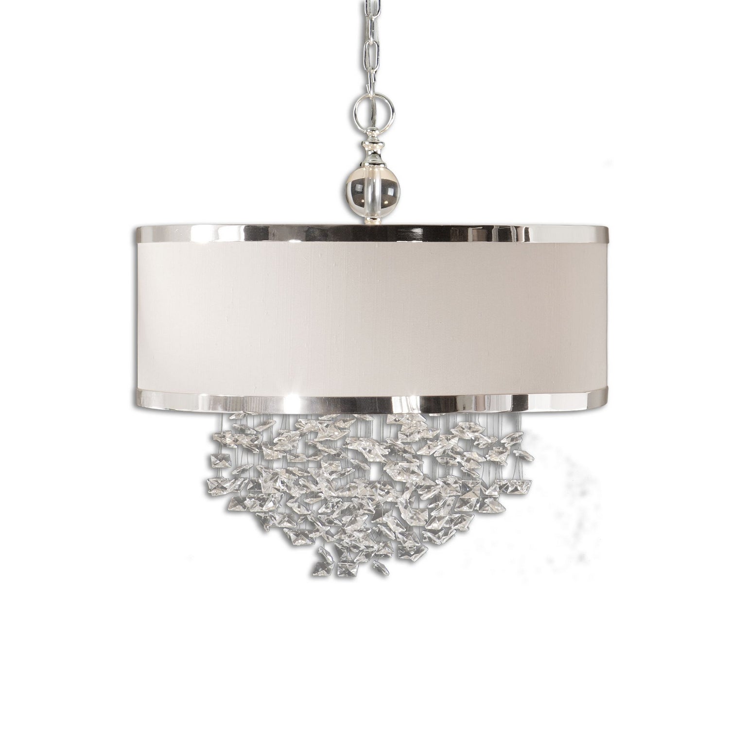 Uttermost - 21908 - Three Light Pendant - Fascination - Silver