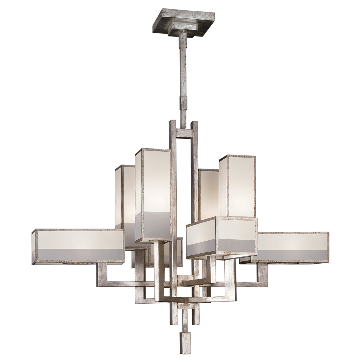 Fine Art Handcrafted Lighting - 733840-2ST - Eight Light Chandelier - Perspectives - Silver