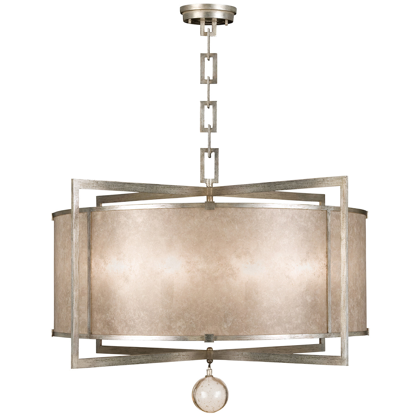 Fine Art Handcrafted Lighting - 591540-2ST - Eight Light Pendant - Singapore Moderne - Silver