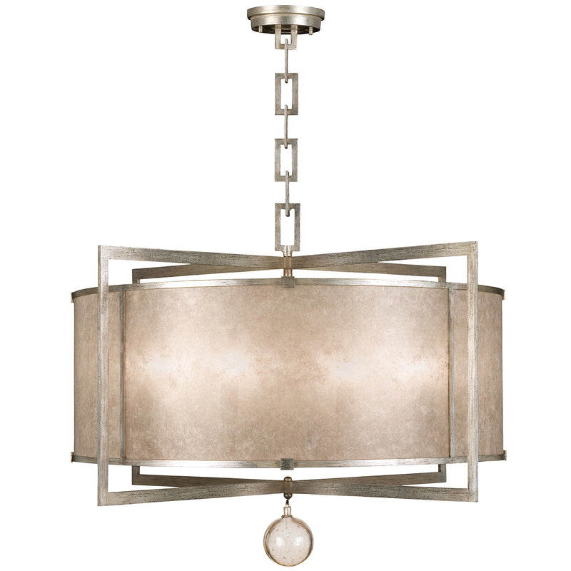 Fine Art Handcrafted Lighting - 591540-2ST - Eight Light Pendant - Singapore Moderne - Silver