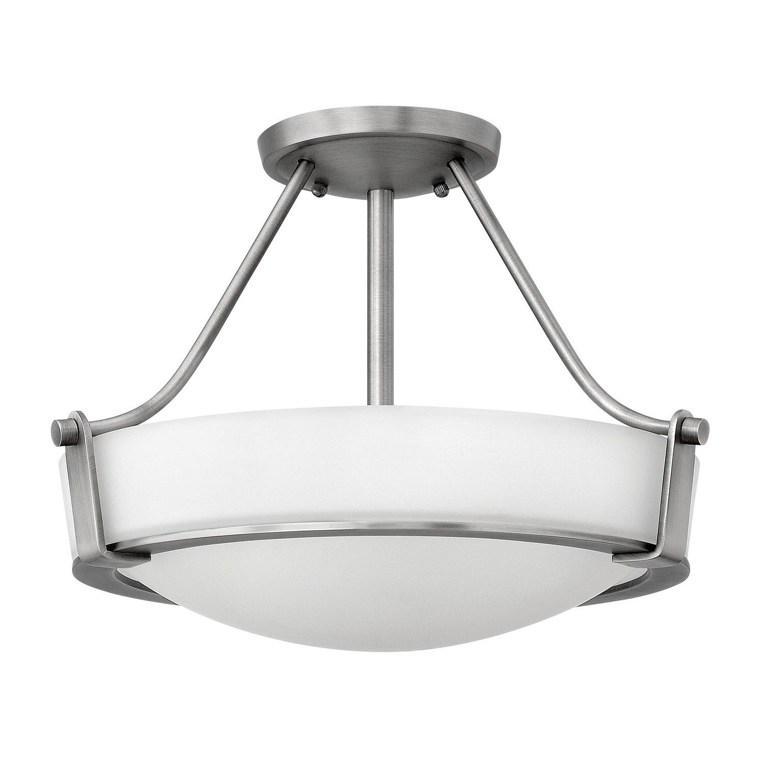 Hinkley - 3220AN - LED Semi-Flush Mount - Hathaway - Antique Nickel
