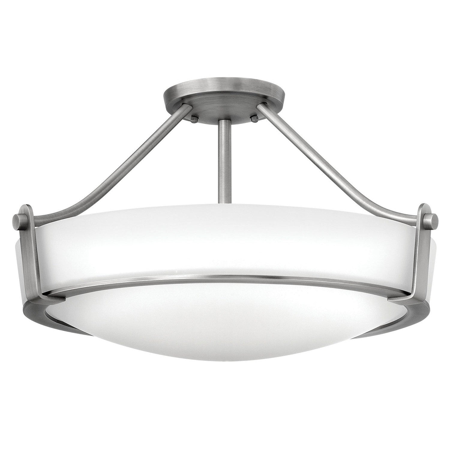 Hinkley - 3221AN - LED Semi-Flush Mount - Hathaway - Antique Nickel