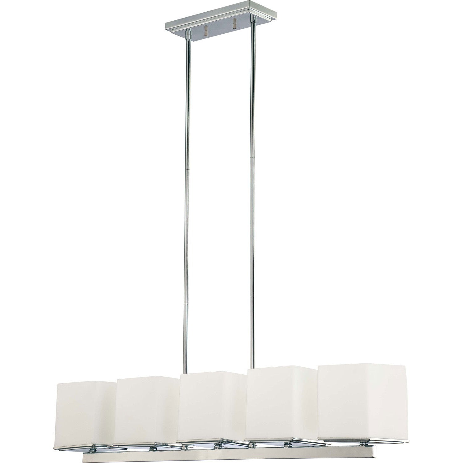 Nuvo Lighting - 60-4091 - Five Light Chandelier - Bento - Polished Chrome