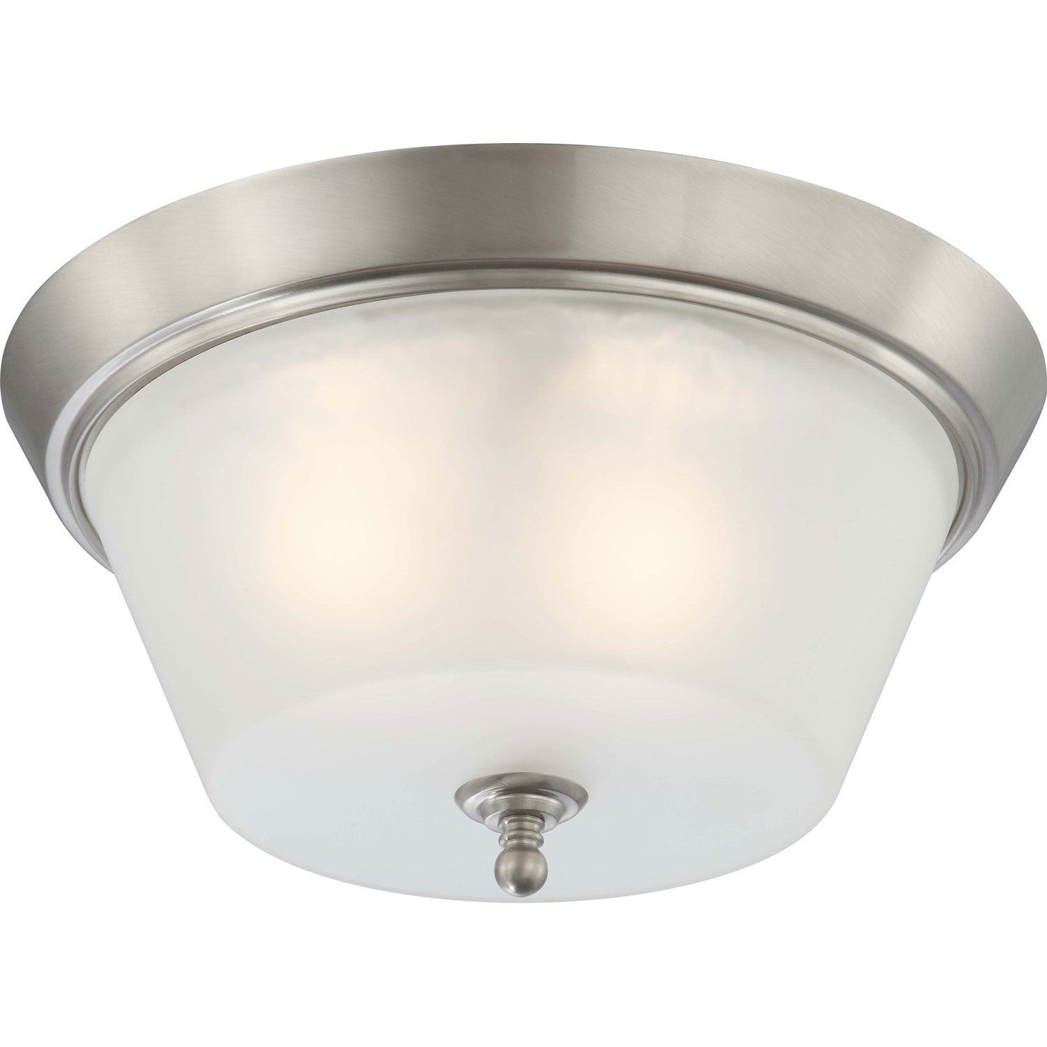 Nuvo Lighting - 60-4153 - Three Light Flush Mount - Surrey - Brushed Nickel