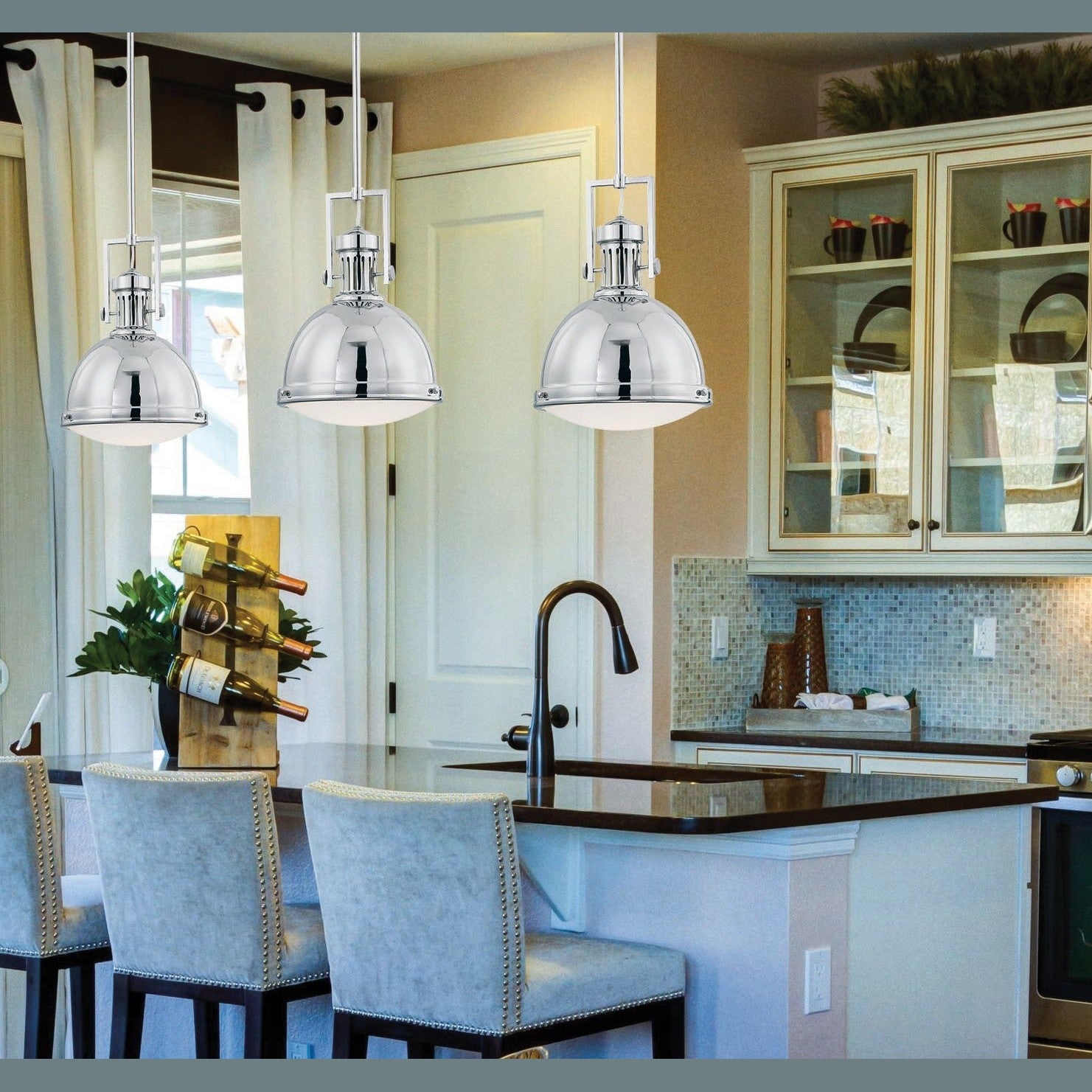 Savoy House - 7-730-1-109 - One Light Pendant - Chival - Polished Nickel