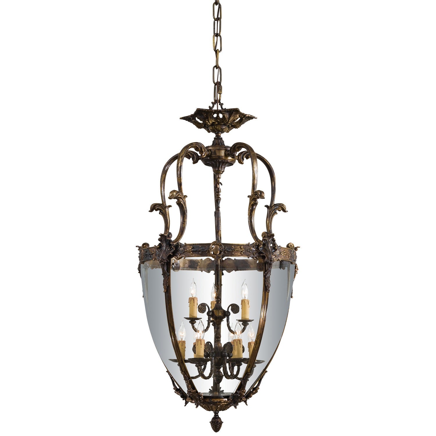 Metropolitan - N9201 - Nine Light Pendant - Metropolitan - Oxide Brass