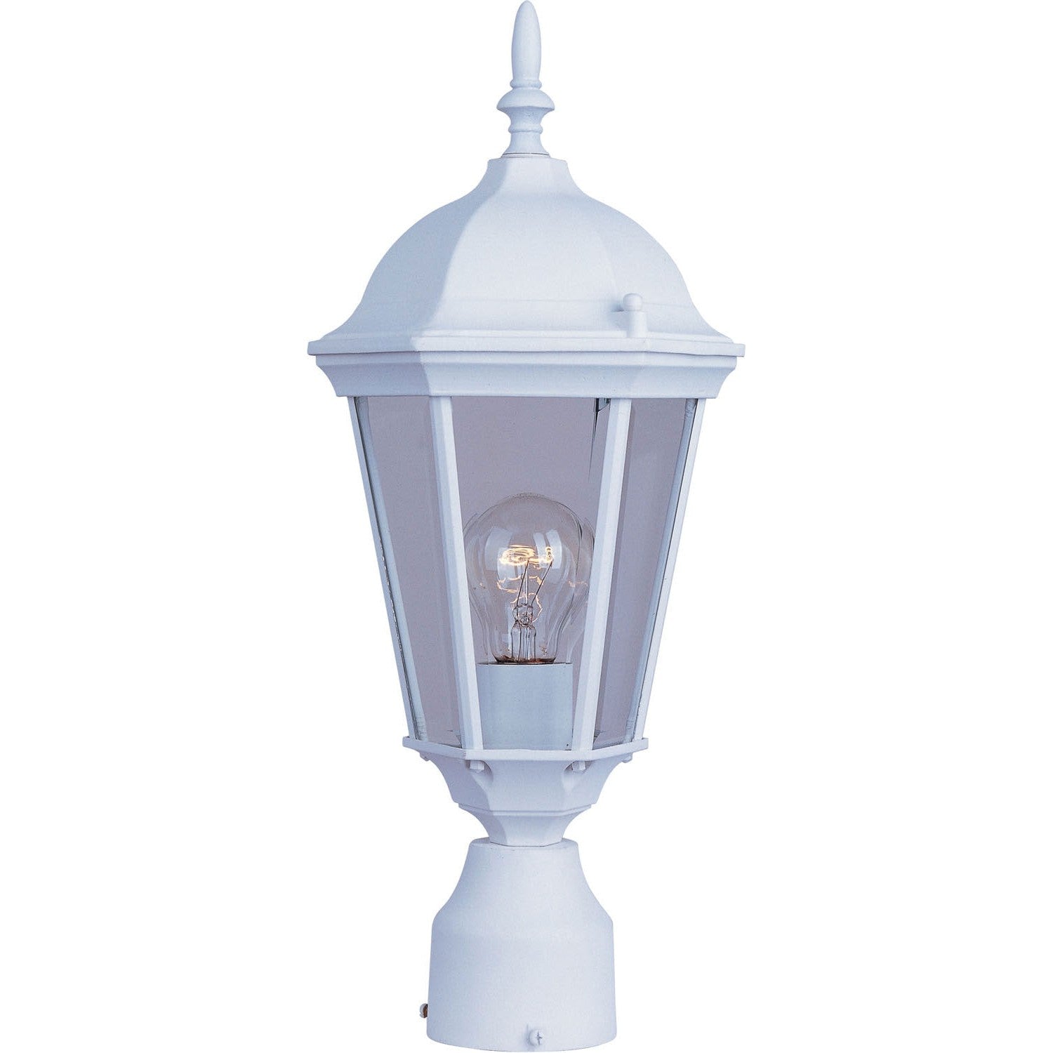 Maxim - 1001WT - One Light Outdoor Pole/Post Lantern - Westlake - White