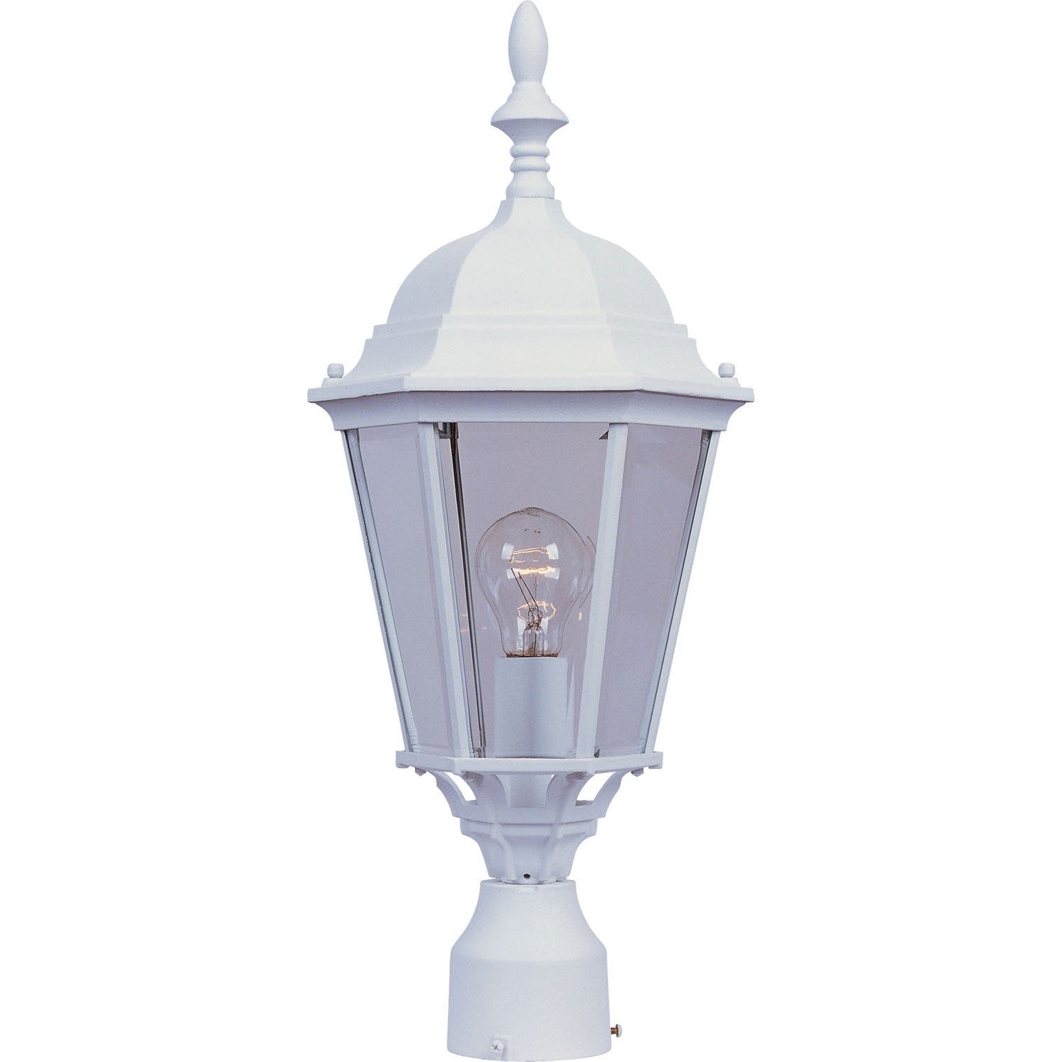 Maxim - 1005WT - One Light Outdoor Pole/Post Lantern - Westlake - White