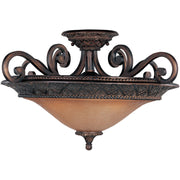 Maxim - 11241SAOI - Three Light Semi-Flush Mount - Symphony - Oil Rubbed Bronze