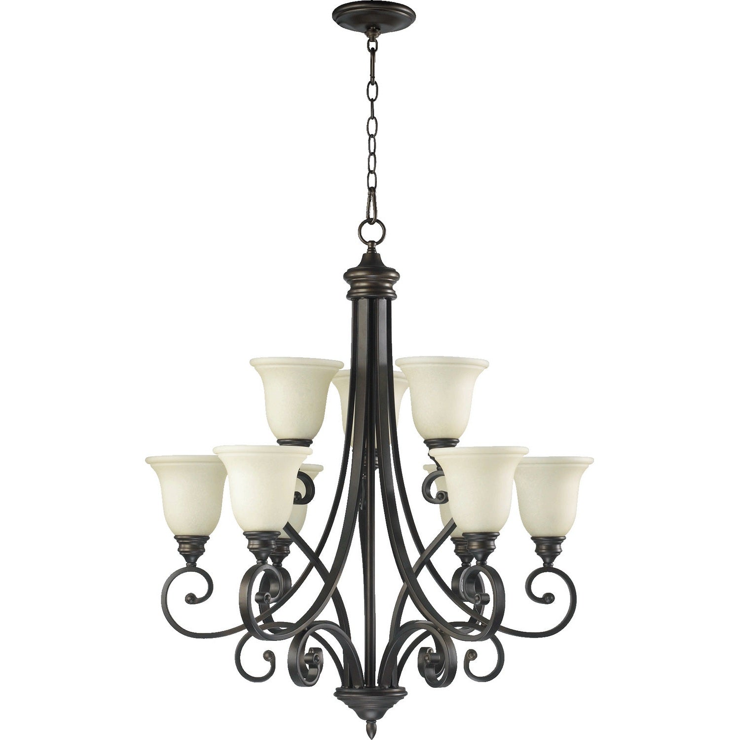 Quorum - 6154-9-86 - Nine Light Chandelier - Bryant - Oiled Bronze